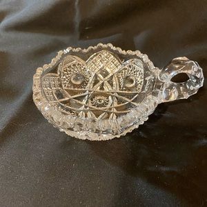 Vintage lmperial Glass Ohio EAPG Clear nappy dish